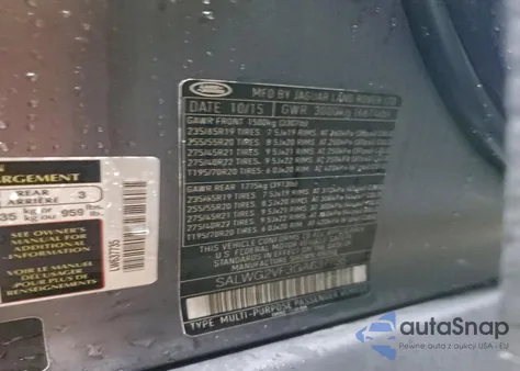 2016 Land Rover Range Rover Sport Se из США, поврежденный, VIN SALWG2VF3GA637735